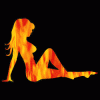 lady on fire.gif