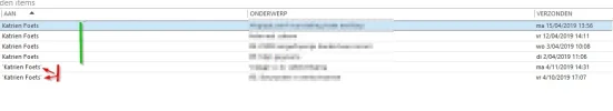 Zelfde contact met en zonder aanhalingstekens.webp