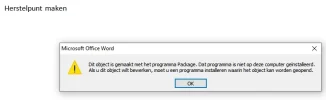 Programma Package ontbreekt.webp