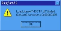 foutmelding regsvr32.exe MSCTF.webp