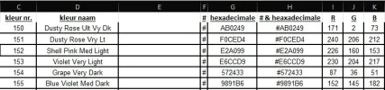 Kleuren in Excel.webp