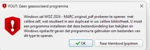 FOUTMELDING CALIBRE.webp
