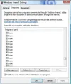 Uitzonderingen lijst in Windows Firewall.webp