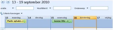 Outlook 2007 afspraak met zoekvenster zichtbaar.webp