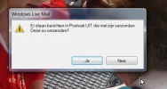 Windows Live Mail fout.webp