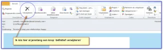 knop 'verwijderen' in outlook.webp